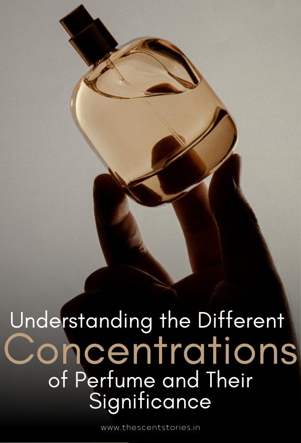 Perfume Concentration & Levels, Perfume Types